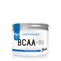 BCAA+B6 - 200 tabletta - BASIC - Nutriversum