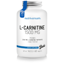 L-carnitine 1500 mg - 60 tabletta - BASIC - Nutriversum