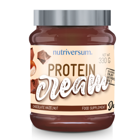 Protein Cream - 330 g - DESSERT - Nutriversum - csokoládé-mogyoró