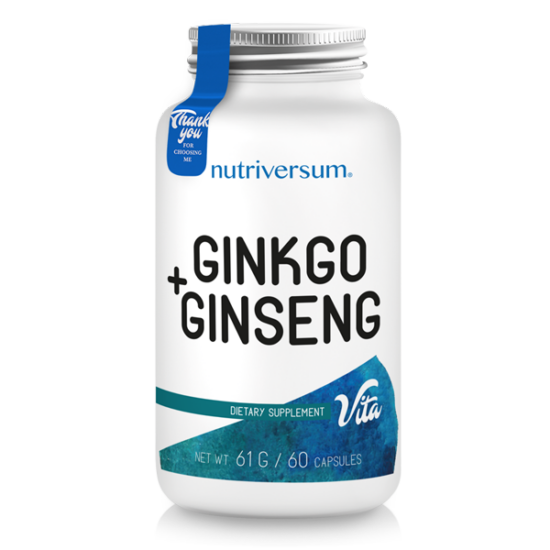 Ginkgo + Ginseng - 60 kapszula - VITA - Nutriversum