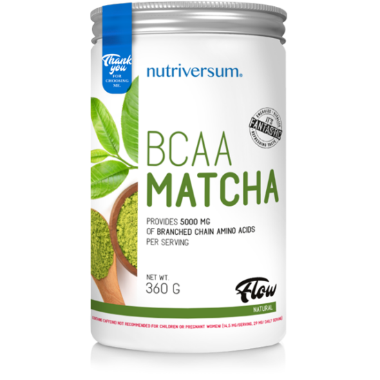 BCAA Matcha - 360 g - FLOW - Nutriversum - Natural
