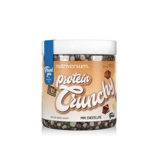 Protein Crunchy - 190 g - FOOD - Nutriversum - tej-fehércsokoládé mix
