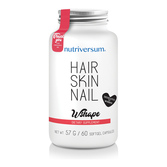 Hair Skin Nail - 60 kapszula - WSHAPE - Nutriversum